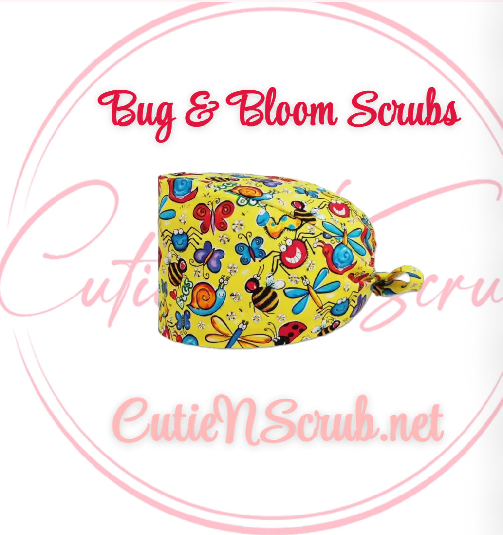 Bug & Bloom Scrub Cap