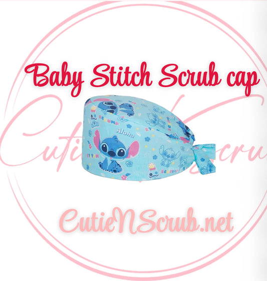 Baby stitch scrub cap