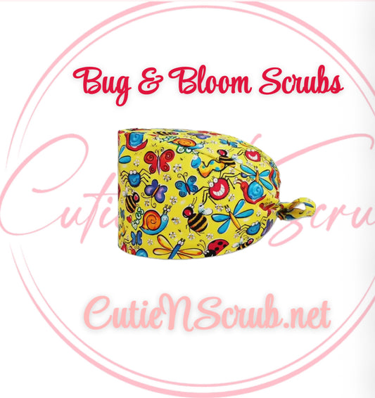Bug & Bloom Scrub Cap