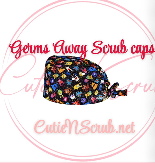 Germs Away Scrub Caps