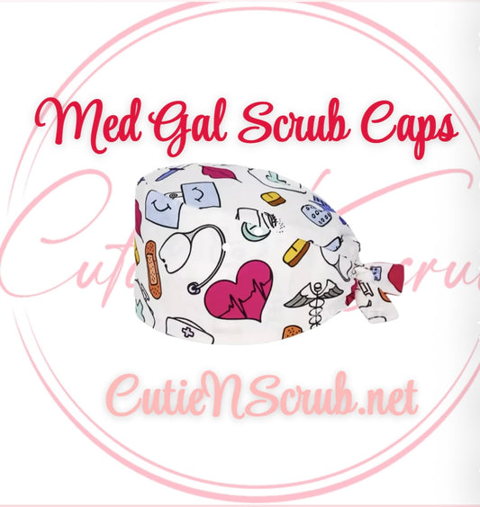 Med Gal Scrub Cap
