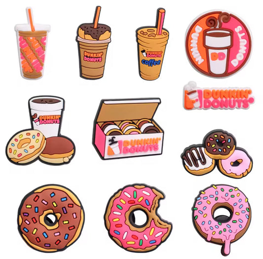 Dunkin Croc Charms